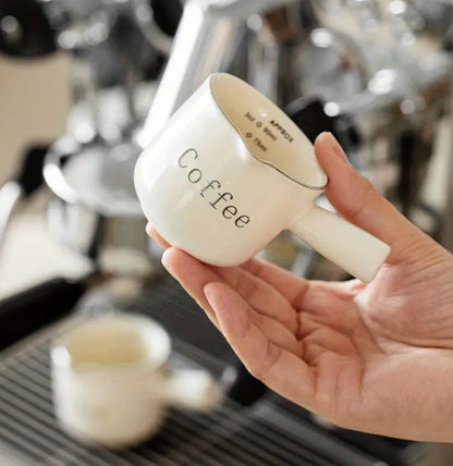 Vintage Espresso Cup with Measurement Markings (0–3oz)