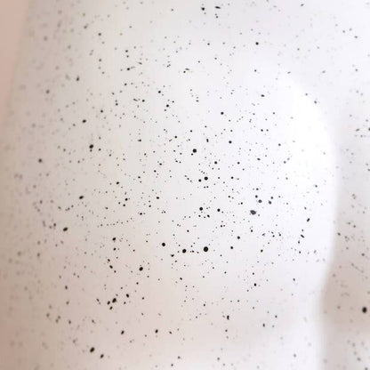 Ceramic Speckled Bum Vase